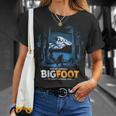 ビッグフット都市神話伝説マウントレイナー国立公園 Tシャツ 彼女への贈り物