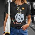 ビットコイン・ザ・ムーン・クリプト Tシャツ 彼女への贈り物
