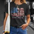 ビンテージ 愛国心あふれるアメリカ国旗 Usa メンズ レディース キッズ ギフト Tシャツ 彼女への贈り物