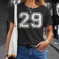 ビンテージスポーツナンバーズ 29 29 Tシャツ 彼女への贈り物