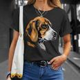 ビーグル子犬ビーグル狩猟犬かわいい犬イングリッシュビーグル Tシャツ 彼女への贈り物