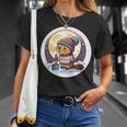 ビーバームーン 冬のワンダーランドのかわいいビーバー Tシャツ 彼女への贈り物