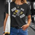 ビールシュナウザー犬 Tシャツ 彼女への贈り物
