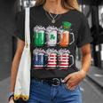 ビール聖パトリックデー メンズ アイルランドのアメリカ国旗 ドリンクマグ Tシャツ 彼女への贈り物