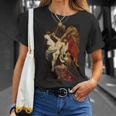 ピーター・ポール・ルーベンスによる「十字架からの降下」絵画 長袖tシャツ Tシャツ 彼女への贈り物