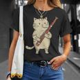 ファゴット猫ミュージシャン レトロ キュート バンド オーケストラ Tシャツ 彼女への贈り物