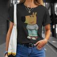 ファニー・ジェネ・アルファ・チル・ガイ・ミーム・ドッグ・クール・インターネット・ステートメント Tシャツ 彼女への贈り物