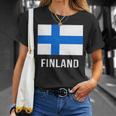 フィンランドの国旗 Tシャツ 彼女への贈り物