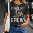 フォークリフト クルー ヴィンテージ 倉庫 作業員 倉庫 Tシャツ 彼女への贈り物