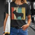 フレンチブルドッグ レトロ フレンチリー 犬 犬の飼い主 フレンチドッグ Tシャツ 彼女への贈り物