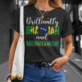 ブラジルとモーリタニアの混合国籍が見事に 長袖tシャツ Tシャツ 彼女への贈り物