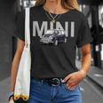 ブリティッシュクラシック スポーツカー ブルー ミニ Tシャツ 彼女への贈り物