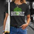 ブロッコホリック ブロッコリー中毒 恋人 野菜 おもしろ ビーガン Broccoholic Tシャツ 彼女への贈り物