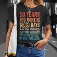 プレゼント 50歳 誕生日 ビンテージ 50年 レトロ Tシャツ 彼女への贈り物
