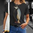 ペンギン レトロスタイル ビンテージ Tシャツ 彼女への贈り物