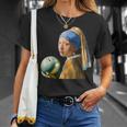 ボーリング 面白いtシャツ フェルメール ボウリング おもしろ ネタ 服 メンズ おもしろグッズ 大人 女性 ボウラー Tシャツ 彼女への贈り物