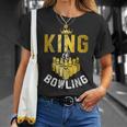ボーリングチーム衣装 キングオブボウリング おもしろボーリング Tシャツ 彼女への贈り物
