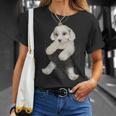 ポケットに入った面白いcavachon Dog Cavachon Dog好きのための Tシャツ 彼女への贈り物