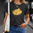 ポケットフライドポテト 胸にチップス フライドポテト Tシャツ 彼女への贈り物