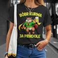 ポーランド製bober Meme Bóbr Bober Kurwa ポーランドビール はいpierdole Tシャツ 彼女への贈り物