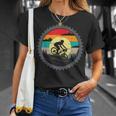 マウンテンバイク サイクリング レトロ ヴィンテージ Mtb 自転車ライダー Tシャツ 彼女への贈り物