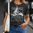 マッターホルン山 ツェルマット ハイキング スイス ギフト Tシャツ 彼女への贈り物
