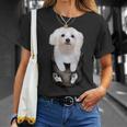 マルチーズ マルタ犬 マルタ語 Tシャツ 彼女への贈り物
