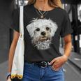 マルチーズ小型マルチーズ犬犬大好き甘いマルチーズ Tシャツ 彼女への贈り物