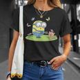 ミニオンズ ボブ&ティム バタフライ ピクニック 前後 Tシャツ 彼女への贈り物
