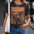 ムンクの叫び【世界の名画】エドヴァルド・ムンク Edvard Munch 美術館アート Tシャツ 彼女への贈り物