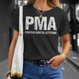 モチベーションを高めるpmaポジティブメンタルアティチュードにインスパイアされたtシャツ Tシャツ 彼女への贈り物