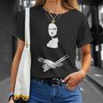 モナリザをドラムスティックで叩くドラマー Tシャツ 彼女への贈り物