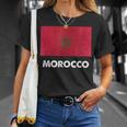 モロッコ国旗tシャツ Tシャツ 彼女への贈り物