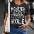 モンスタートラックルールジャムモンスタートラックボーイズ Tシャツ 彼女への贈り物
