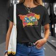 モンテッソーリ大陸の地図 Tシャツ 彼女への贈り物