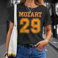 モーツァルト29交響曲面白いスポーツ Mozart 29 Tシャツ 彼女への贈り物