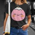 ユーモア餅 シンプルでミニマルな和スイーツ餅 Mochi Tシャツ 彼女への贈り物