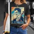 ヨハン・シュトラウス ポスター ミュージシャン 作曲家 Tシャツ 彼女への贈り物