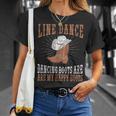 ライン ダンス ブーツ カントリー ダンス グループ ライン ダンス Tシャツ 彼女への贈り物