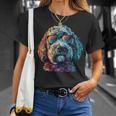 ラブラドゥードル・ドゥードル・ママ 犬 犬のママ 毛皮の友達 Tシャツ 彼女への贈り物