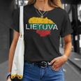 リトアニア国旗 Lietuva アンティーク調 メンズ レディース キッズ Tシャツ 彼女への贈り物