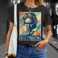 ルートヴィヒ・ヴァン・ベートーヴェン ポスター ミュージシャン 作曲家 Tシャツ 彼女への贈り物