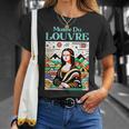 ルーヴル美術館 アールデコ モナリザ Tシャツ 彼女への贈り物