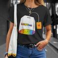 レインボーティーカップ Lgbtea Pride 愛らしいlgbtqプライド月間。 Tシャツ 彼女への贈り物
