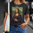 レオナルド・ダ・ヴィンチのモナリザ 長袖tシャツ Tシャツ 彼女への贈り物