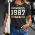 レトロ 38 年 ヴィンテージ 1987年 創業 38 周年 Tシャツ 彼女への贈り物