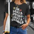 レトロ グルーヴィーなイム レシア Doing Lesya Things おかしな母の日 Tシャツ 彼女への贈り物