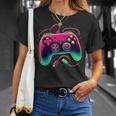 レトロ ゲーミング コントローラー ゲーマー ビデオ ゲーム コントローラー Tシャツ 彼女への贈り物