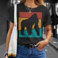 レトロ ゴリラ I エステティック ゴリラ I モンキー I ゴリラ Tシャツ 彼女への贈り物
