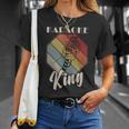 レトロ・カラオケ・シング・パーティー・ミュージック For Karaoke King Tシャツ 彼女への贈り物
